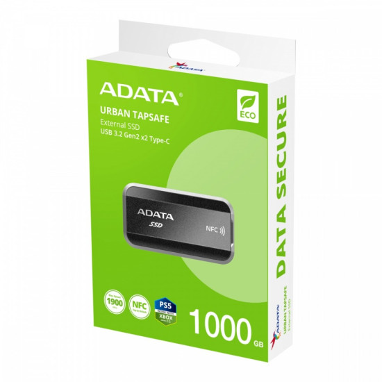 Dysk zewnętrzny SSD URBAN TAPSAFE 1TB USB3.2C 1.9G/1.9G