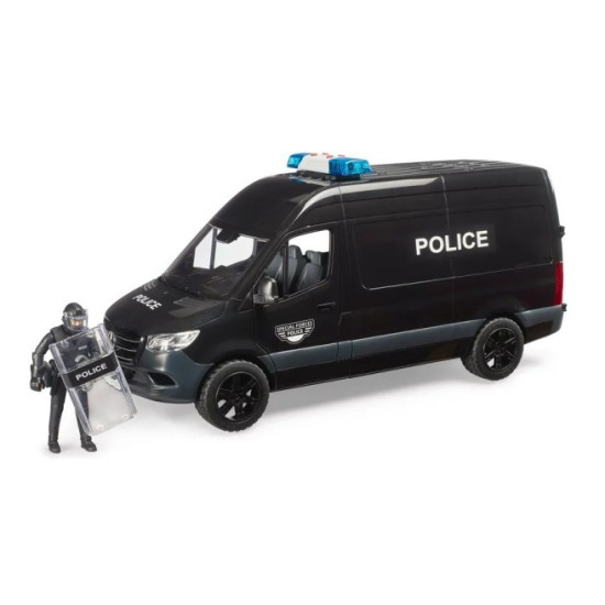 Pojazd MB Sprinter Police z figurką policjantem