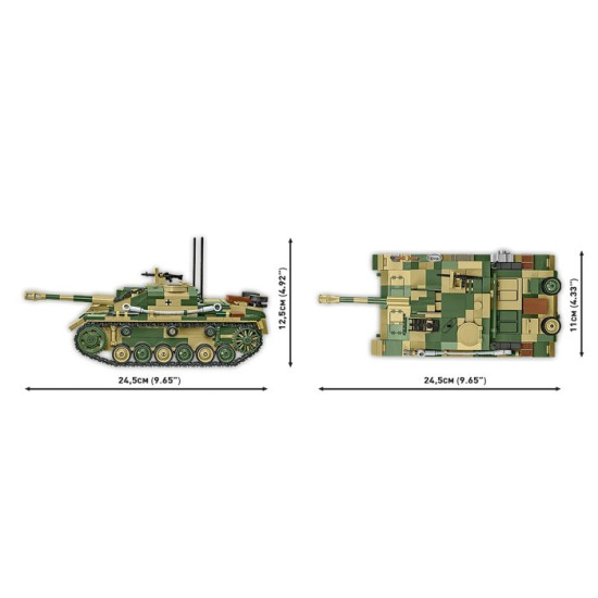 Klocki Stug III Ausf. G 955 elementów