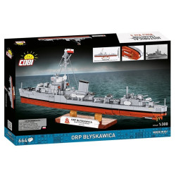 Klocki ORP Błyskawica 664 elementy