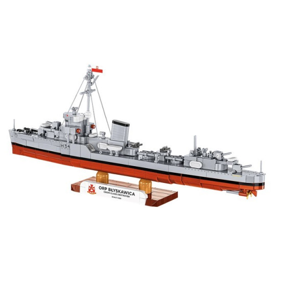 Klocki ORP Błyskawica 664 elementy