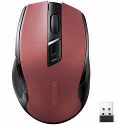 Mysz bezprzewodowa silent click MU006 - czerwona