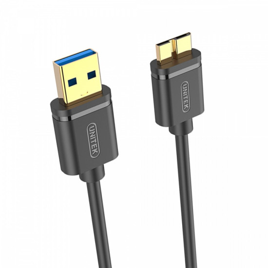 Kabel USB 3.0 microB-USB ; 1m; Y-C461GBK 