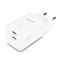 Ładowarka GaN 45W 2xUSB-C biała