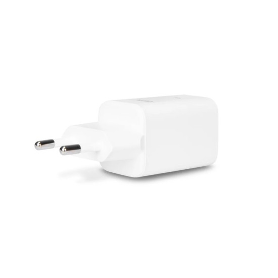 Ładowarka GaN 45W 2xUSB-C biała