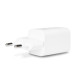 Ładowarka GaN 65W 2xUSB-C biała