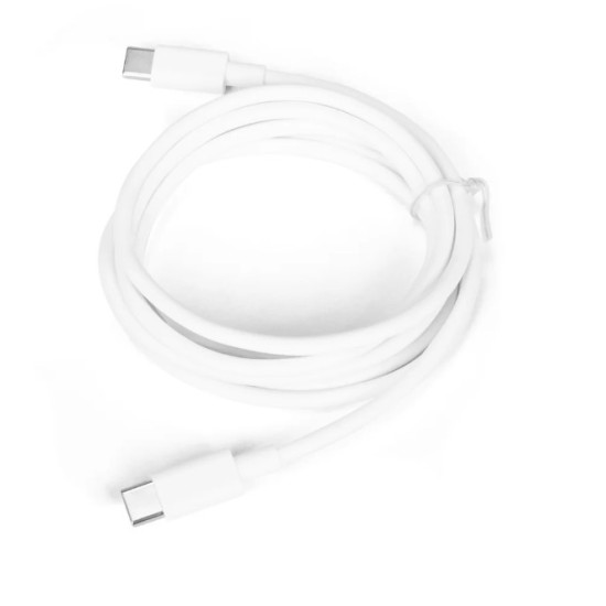 Ładowarka GaN 65W 2xUSB-C biała