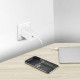 Ładowarka GaN 65W 2xUSB-C biała