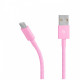 Przewód pleciony Beats USB-A na USB-C (1,5 m) - turboróżowy