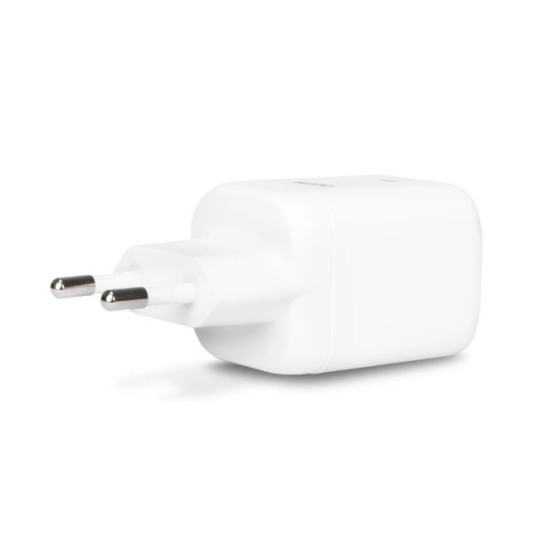 Ładowarka GaN 100W 2xUSB-C biała