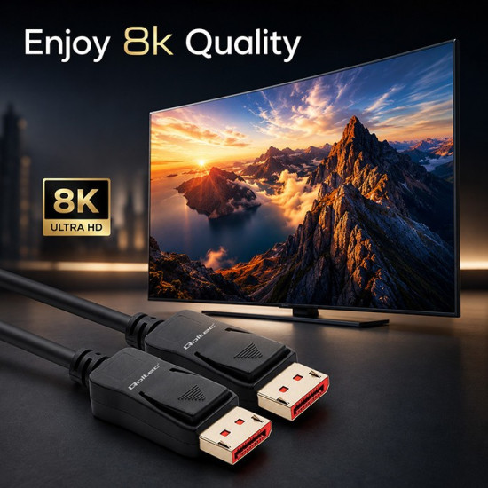 Kabel DisplayPort M/M v2.1 | 40G | 0.5m 