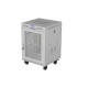 Szafa instalacyjna rack stojąca 19 cali 15U 600x600 drzwi perforowane LCD (Flat pack) szara