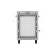 Szafa instalacyjna rack stojąca 19 cali 15U 600x600 drzwi perforowane LCD (Flat pack) szara