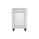 Szafa instalacyjna rack stojąca 19 cali 15U 600x800 drzwi perforowane LCD (Flat pack) szara