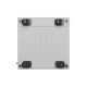 Szafa instalacyjna rack stojąca 19 cali 15U 600x800 drzwi perforowane LCD (Flat pack) szara