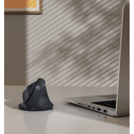 Mysz ergonomiczna multi device EWM-600 czarna