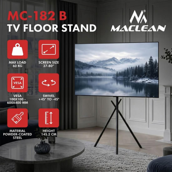 Stojak podłogowy do TV MC-182 B 