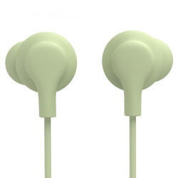 Słuchawki dokanałowe curly usb-c zielone