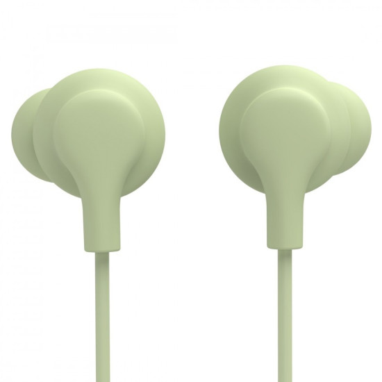 Słuchawki dokanałowe curly usb-c zielone