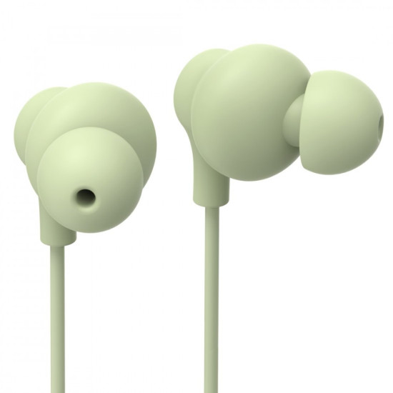 Słuchawki dokanałowe curly usb-c zielone