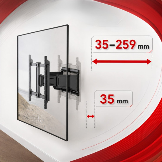 Uchwyt do TV max 65 kg MC-881 N 