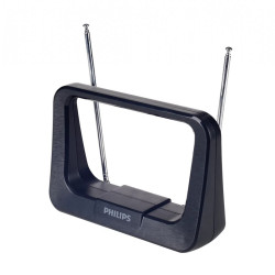 Antena wewnętrzna TV z przewodem koncentrycznym 1.8m, 75Ohm, Filtr 3G/4G, DVB-T/T2