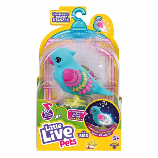 Figurka interaktywna Little Live Pets - Ptaszek niebieski