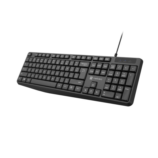 Klawiatura Nautilus US slim 1.8m Czarna 