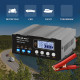 Inteligentna mikroprocesorowa ładowarka 12V | 12.6V | 24V |Prostownik z funkcją naprawy do akumulatora AGM GEL LiFePO4 | LCD 