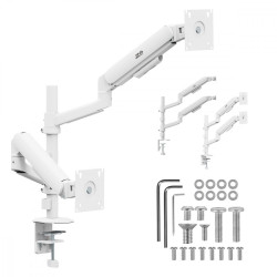 Uchwyt na 2 monitory 17-32 cali ER-692 W