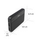 Power pack 5000 mAh 2xUSB-A antracyt 