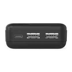 Power pack 10000mAh 2xUSB-A antracyt