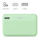 Power pack 10000mAh 2xUSB-A zielony 
