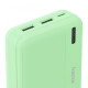Power pack 10000mAh 2xUSB-A zielony 