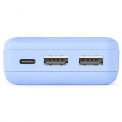 Power pack 10000 mAh 2xUSB-A niebieski 