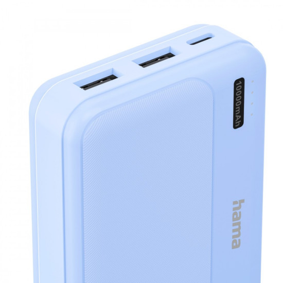 Power pack 10000 mAh 2xUSB-A niebieski 