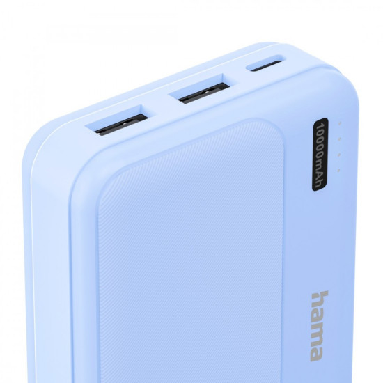 Power pack 10000 mAh 2xUSB-A niebieski 