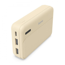 Power pack 10000 mAh 2xUSB-A piaskowy 