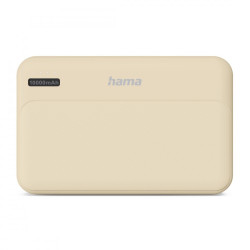 Power pack 10000 mAh 2xUSB-A piaskowy 