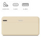 Power pack 20000 mAh 2xUSB-A piaskowy 
