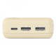 Power pack 20000 mAh 2xUSB-A piaskowy 