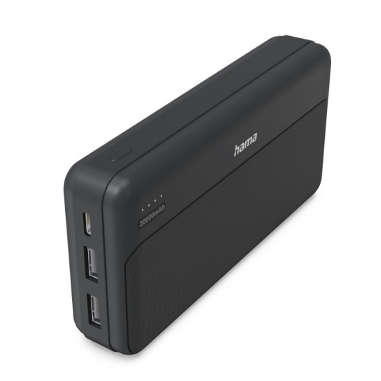 Power pack 20000 mAh 2xUSB-A antracyt 