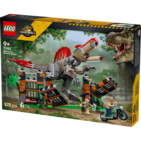Klocki Jurassic World 77982 Ucieczka spinozaura