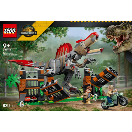 Klocki Jurassic World 77982 Ucieczka spinozaura