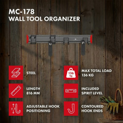 Ścienny organizer na narzędzia MC-178 