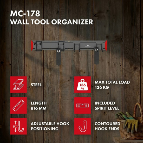 Ścienny organizer na narzędzia MC-178 