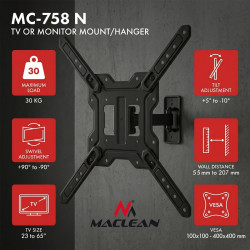 Uchwyt do TV max 23-65 cali MC-758 N 
