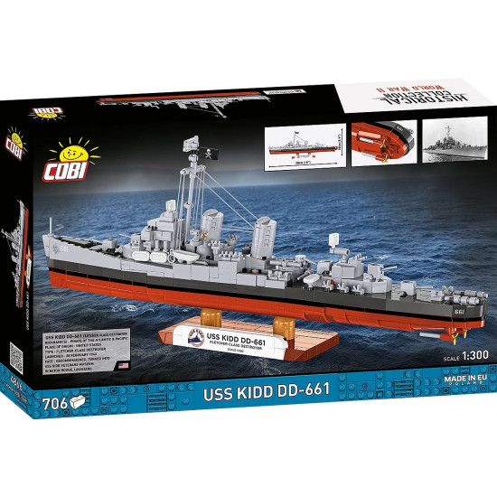 Klocki USS Kidd DD-661 