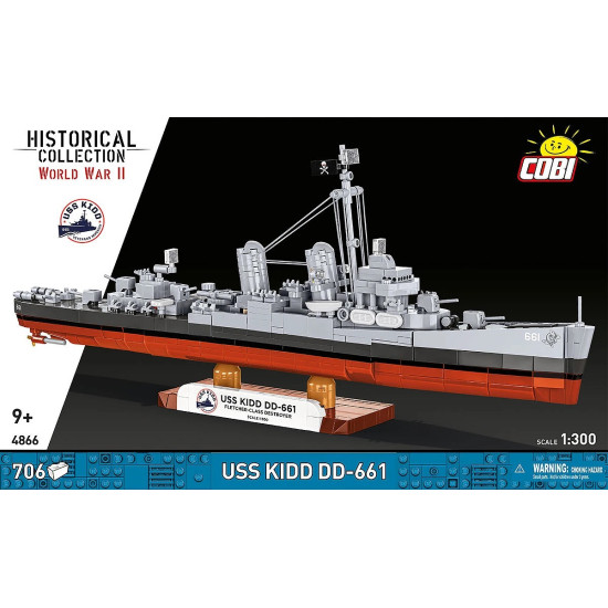 Klocki USS Kidd DD-661 