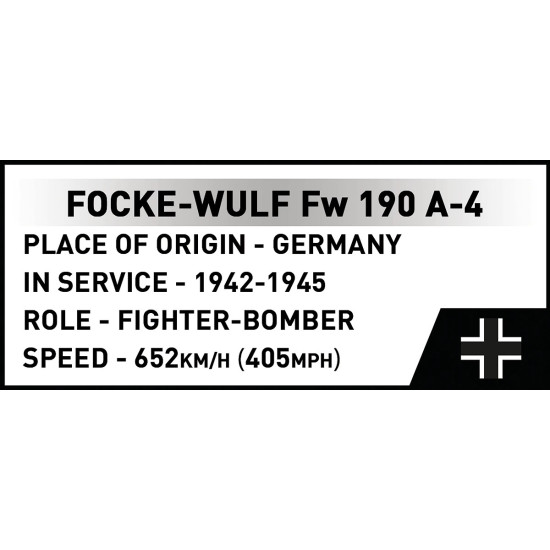 Klocki Focke-Wulf Fw 190 A-4 